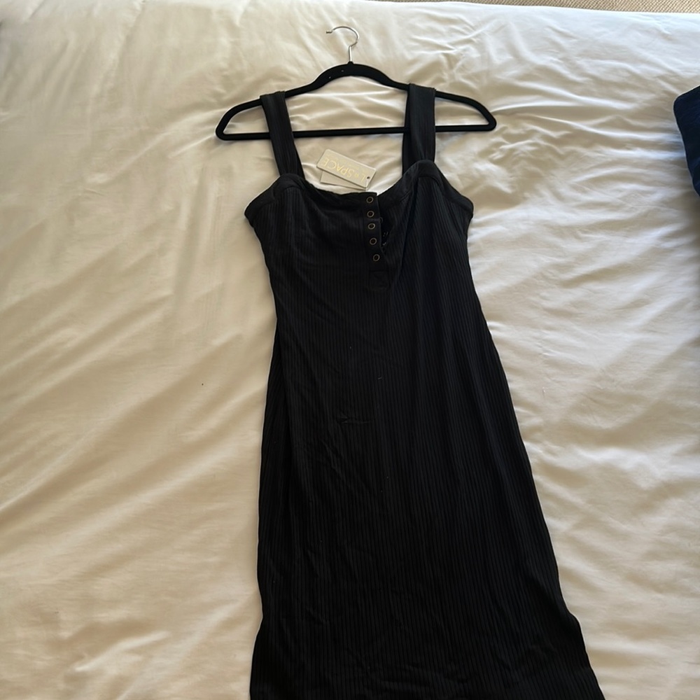 new with tags black l space dress